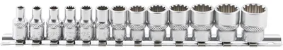 Immagine prodotto di BGS 13 pezzi Chiave a bussola Gear Lock 6,3 mm (1/4") - 2150