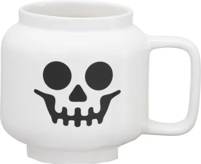 Zdjęcie produktu dla Room Copenhagen LEGO Ceramic Mug White Skeleton, Small (Grey-Green)