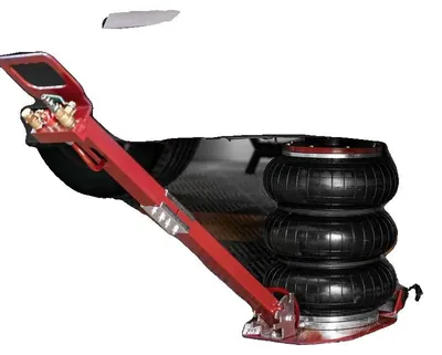 Obrázek produktu pro Hydraulický zvedák, nosnost 3 tuny, zdvihový rozsah 140-450 mm, nastavitelný tlak vzduchu 0,8-1,0 MPa, robustní ocelová konstrukce, vhodný pro automobily a SUV