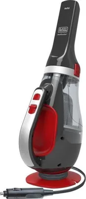 Obrázok produktu pre Ručný vysávač do auta BLACK+DECKER ADV1200-XJ, 12,5 AW, 12 V, zásuvka zapaľovača, červená/sivá