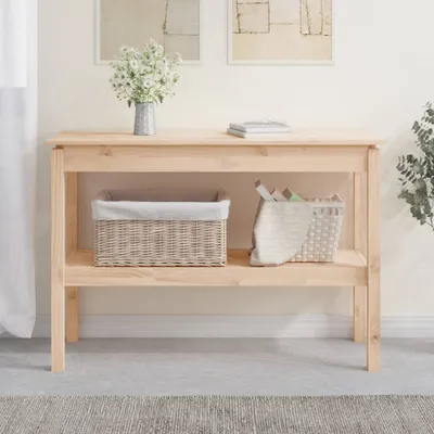 Produktbild von The Living Store Konsolentisch 110x40x75 cm Massivholz Kiefer