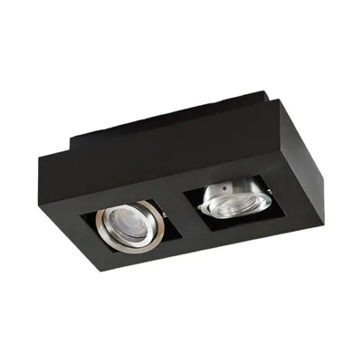 Produktbild von Arcchio Strahler Vince, 25 cm, schwarz, Metall, GU10