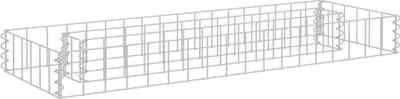 Produktbild von Gabionen-Hochbeet Verzinkter Stahl 90x30x10 cm