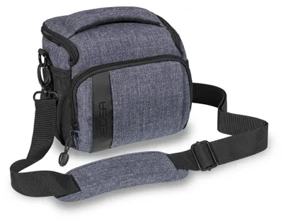 Produktbild von PEDEA 65065420, Kompaktes Gehäuse, Jede Marke, Canon EOS M3 Canon EOS 6D / 7D Canon EOS 30D / 50D / 60D Canon EOS 70D / 77D / 80D Canon EOS 100D..., Schultergurt, Grau