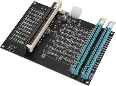 Image de aqxreight Testeur graphique avec lumière AGP PCI-e but affichage vidéo testeur graphique erreur rapidement sans affichage disparition les sans instable