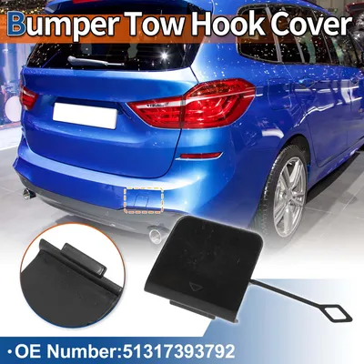Image de Couvercle De Crochet De Remorquage Arriššre De Pare-Chocs De Voiture Couvercle De Remorquage Cap Non Peint Convient Pour Bmw SšŠrie 2 F45 2014-2018 No.51317393792 - Pack De 1