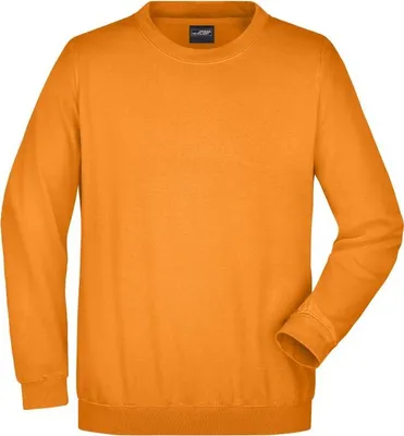 Produktbild von James & Nicholson Sweatshirt Round Sweat Heavy, Gr. 5XL,orange