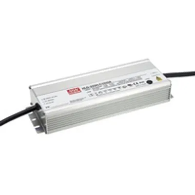 Produktbild von MEANWELL HLG-320H-C1400B, AC-DC LED-Installationsnetzteil, Metallgehäuse, IP67 320,6W 114-229V 1400mA CC dimm.