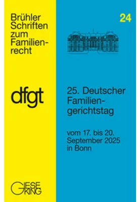 Produktbild von 25. Deutscher Familiengerichtstag