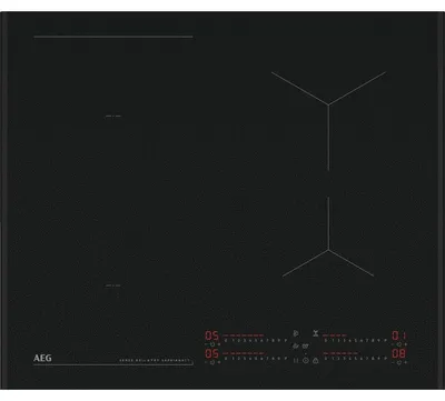 Produktbild von AEG NII64B30AZ, Schwarz, Integriert, 60 cm, Zonen-Induktionskochfeld, Glaskeramik, 4 Zone(n)
