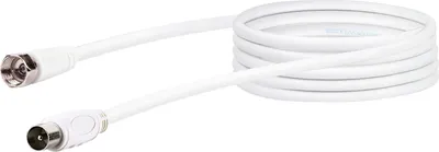 Produktbild von Schwaiger KVCK163 532, 3 m, F, IEC, Weiß