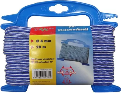 Produktbild von TrendLine Seil Ø 4 mm x 20 m blau-weiß