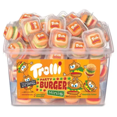 Obrázek produktu pro Trolli mini hamburger 10g