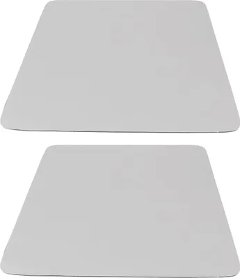 Image de 2pcs Coffee Tapis de séchage Super Absorption empêcher l'absorption des chocs de glissement facile à nettoyer poutres f��r plans de travail Machine Gris clair 30 x 40 cm / 11,8x15.7in