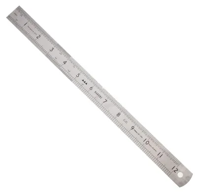 Productafbeelding van Stanley - 64R Roestvrij staal, meetlint, 300 mm / 12 inch, 0-35-401 - STA035401