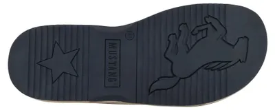 Produktbild von Mustang Herren Pantolette mit lässigem Kreuzriemen 26M0101001, Größe:45 EU, Farbe:Blau
