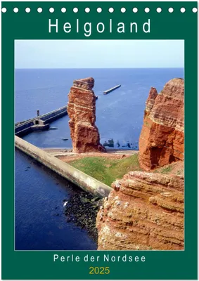 Produktbild von Helgoland, Perle der Nordsee (Tischkalender 2025 DIN A5 hoch), CALVENDO Monatskalender
