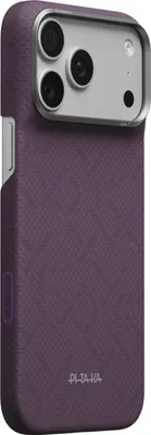 Productafbeelding van PITAKA Weaving-Charoite telefoonhoesje voor iPhone 18 Pro Max / 17 Pro Max, paars