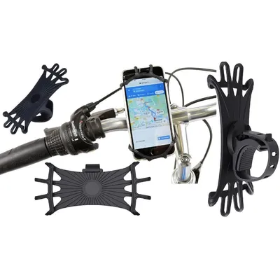 Produktbild von Silikon Handyhalter Xqmax Drehbar 360 Schwarz