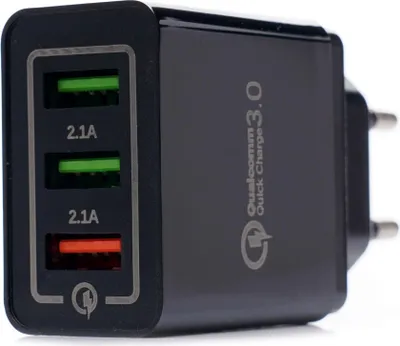 Zdjęcie produktu dla Ładowarka Sieciowa Quick Charge 3.0 Szybka 3Xusb Kd1236