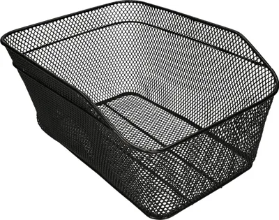 Produktbild von windmeile | Fahrradkorb für den Gepäckträger, Hinten, 20kg Tragfähigkeit, Klick-Funktion, Schwarz, Drahtkorb, E-Bike, Fahrrad, Pedelec