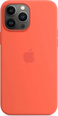 Image de Apple Coque en silicone avec MagSafe pour iPhone 13 Pro Max - Nectarine