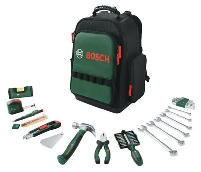 Immagine prodotto di Set di utensili Bosch da 60 pezzi in zaino