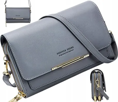 Produktbild von Clutch-Tasche - Multifunktionale Geldbörse - Smartphone-Organizer - Elegant - Sicher - Verstellbarer Riemen
