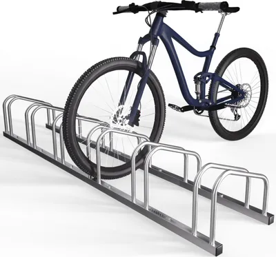 Image de MONZANA® Râtelier 6 vélos métal support de rangement pneu 65 mm max range-vélos support rangement vélo VTT enfants BMX