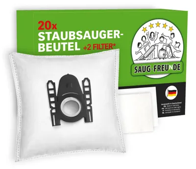 Produktbild von SAUG-FREUnDE | 20 Staubsaugerbeutel geeignet für BOSCH, SIEMENS | SI 2