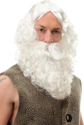 Produktbild von WIG ME UP Perücke & Bart Weihnachtsmann Santa Claus 6095A+B