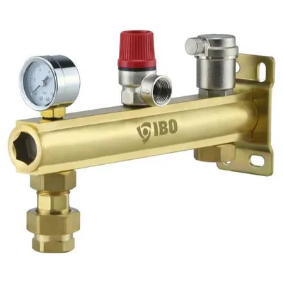 Produktbild von IBO Sicherheitsgruppe MGB 3 bar 3/4" für Heizungsanlage mit Manometer