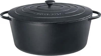Produktbild von Kuechenprofi Provence 0402001035 Kochtopf inkl. Deckel, Gusseisen/Gussaluminium, 35 cm Durchmesser, Induktionsherd-geeignet