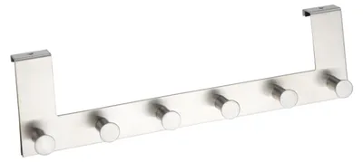 Immagine prodotto di WENKO appendiabiti da porta in acciaio inox CELANO gancio portasalviette appeso bagno