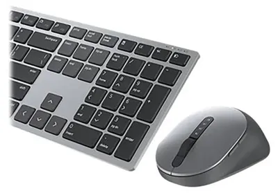 Obrázek produktu pro DELL Dell | Premier Multi-Device Keyboard and Mouse | KM7321W | Keyboard and Mouse Set | Wireless | Batteries included | EE | Titan grey | Wireless connection