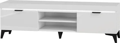 Obrázek produktu pro Nábytek24 TV skříňka 157 cm Baldur BDTV-1 lowboard 2-dveřová TV skříňka spodní skříňka skříňka do obývacího pokoje