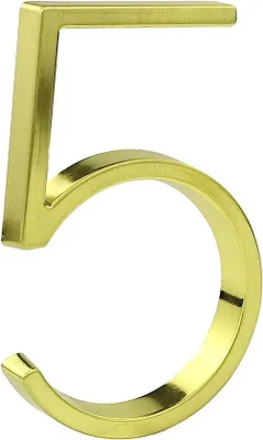 Produktbild von Famanu Hausnummer 12 cm - Modernes Design, Schwimmende Montage