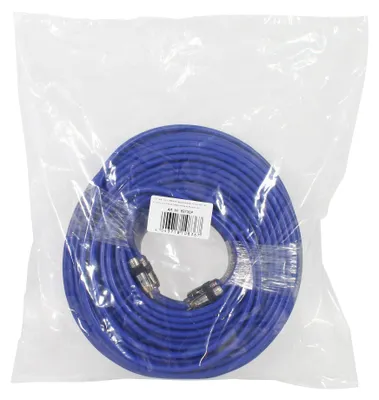 Produktbild von InLine Cinch Kabel AUDIO, PREMIUM, 2x Cinch Stecker / Stecker, 25m, 2 x RCA, Stecker, 2 x RCA, Stecker, 25 m, Blau