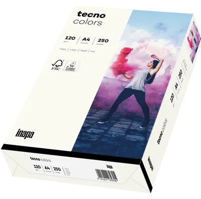 Obrázek produktu pro tecno 88324342 Kopierpapier colors DIN A4 120 g/qm 250 Blatt
