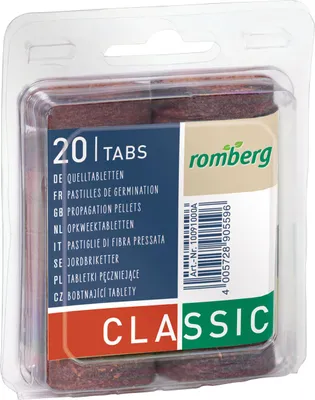 Productafbeelding van 36 mm Kokoswater-tabletten (20 stuks) van Romberg, hoeveelheid: 1 stuk