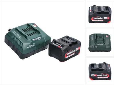 Image de Metabo Set de base 1x Batterie Li-Power 4,0 Ah 18V CAS Li-Ion + Chargeur ASC 55 (625027000) (627044000)