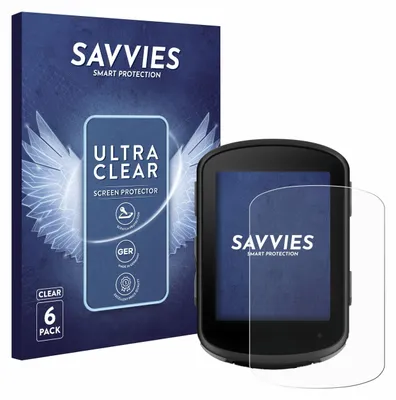 Produktbild von 6x Für Garmin Edge 540 Solar Schutzfolie Savvies Displayschutz Display Schutz Folie Klar Transparent