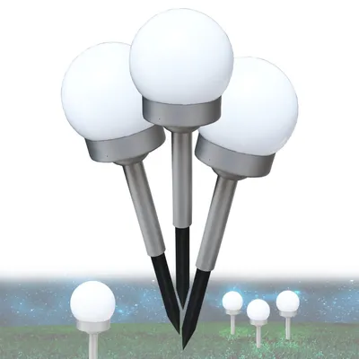 Produktbild von Solarleuchte Garten Kugel Wegeleuchte Solarlampe Außen Außenleuchte SL3349