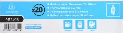 Produktbild von Exacompta Rolle 1lg therm 55g 57x18x12