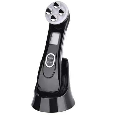 Produktbild von Ultraschall-Gesichtsgerät 5-in-1 LED Lichttherapie RF/EMS, Mitesser & Falten, Gesicht & Körper
