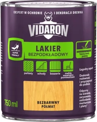 Produktbild von Grundierungsloser, farbloser Holzlack 0,75 l