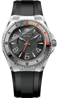Immagine prodotto di TechnoMarine Lusso Mare TM-225022 Orologio da Uomo - Movimento al Quarzo - Acciaio Inossidabile con Quadrante Nero - 44 mm