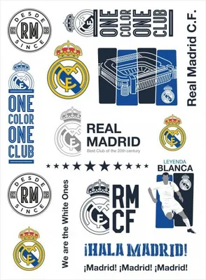 Produktbild von REAL MADRID Tattoos, 14 Stück, RM-111, 708017007