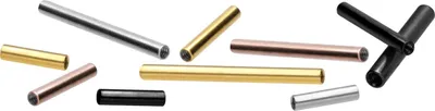 Produktbild von Zungenpiercing, Intim-Piercing Titan Barbell mit Innengewinde ohne Kugeln RoséGold Stablänge: 16mm | Stabstärke: 1,6mm