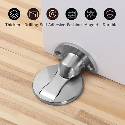 Image de Aimant T��r Stopper montage au sol trou de protection murale stop autocollant pour la protection des murs pour les tissus de chambre à coucher dans le homeb��ro